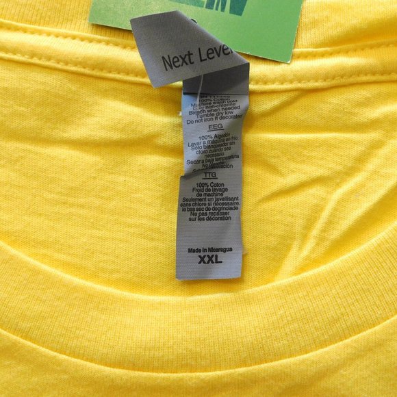 Animal Planet You Quack Me Up Duck Tee Shirt Youth XXL Yellow Next Level Apparel - Picture 5 of 5